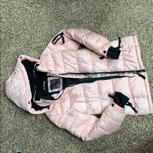 Girls justice winter coat size 8